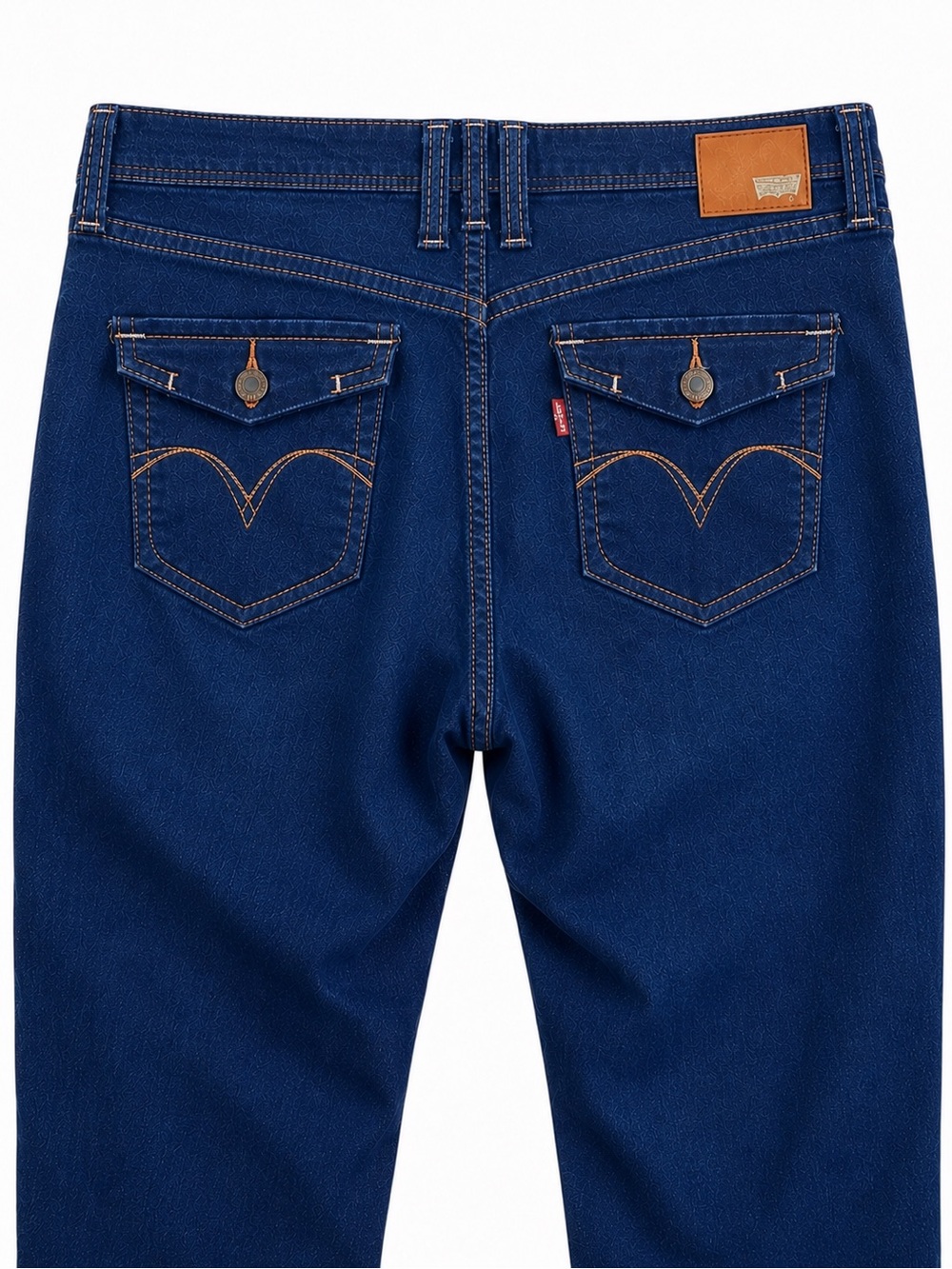 EUC Levi's Demi Curve Low Rise Bootcut Skinny Dark Blue Jeans Women's Size 14 - Picture 7 of 8